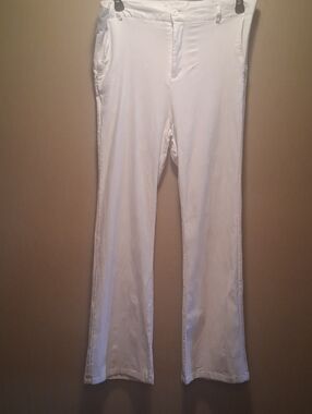 Ouku hite Straight-Leg White Men's Pants 2xl